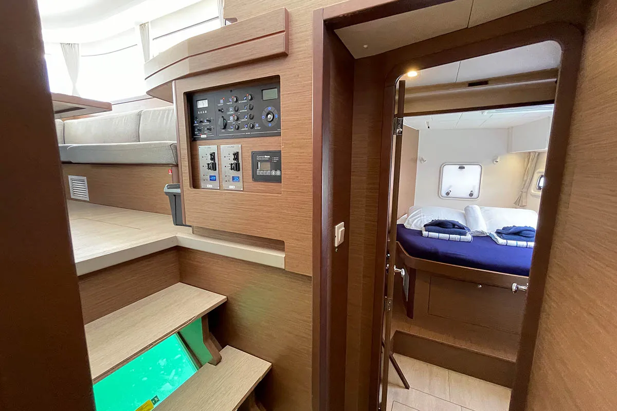 Cabin on The Great Catsby, a Lagoon 42 catamaran at Road Town, British Virgin Islands