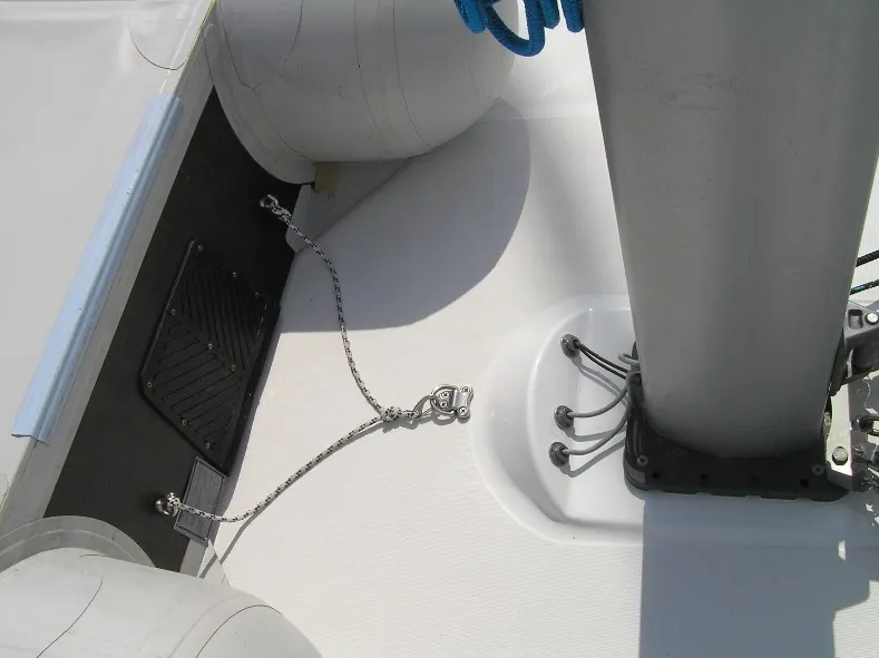 Salon of Sugar Daddy, a Beneteau Cyclades 43.4 sailboat at Grad Trogir, Croatia