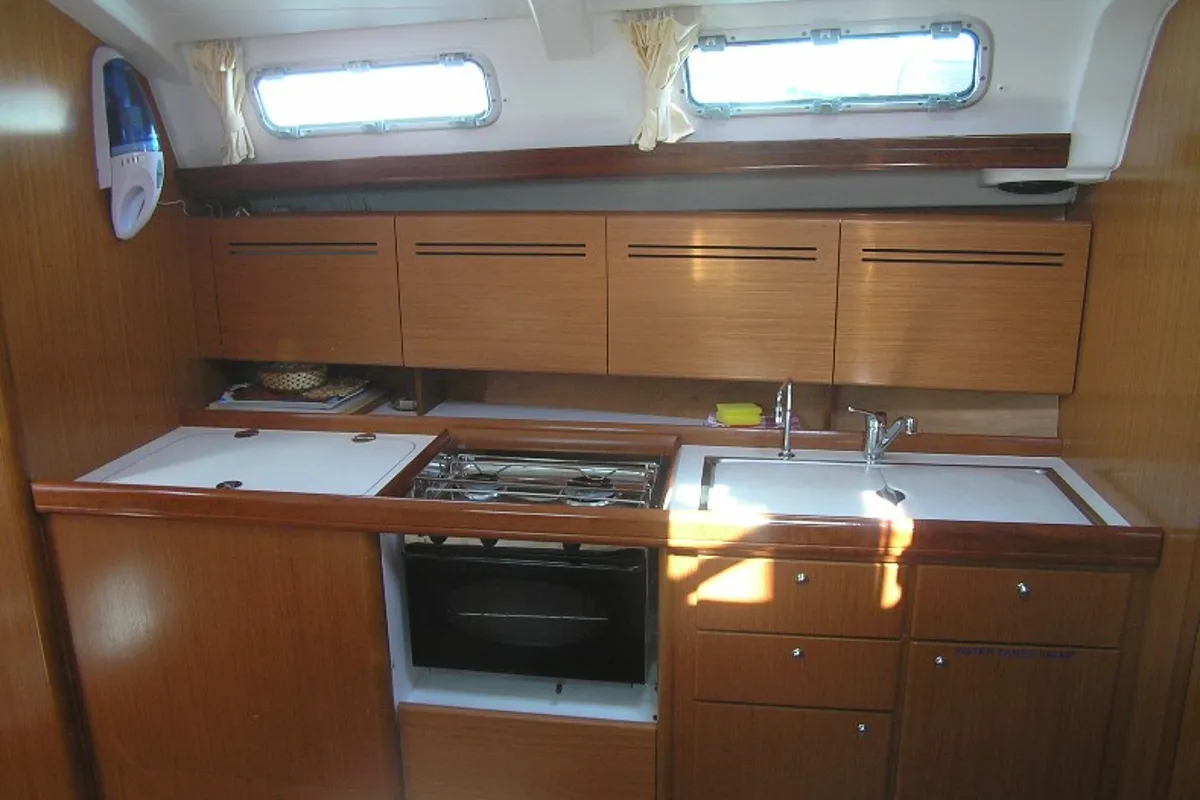 Sugar Daddy, a Beneteau Cyclades 43.4 sailboat at Grad Trogir, Croatia