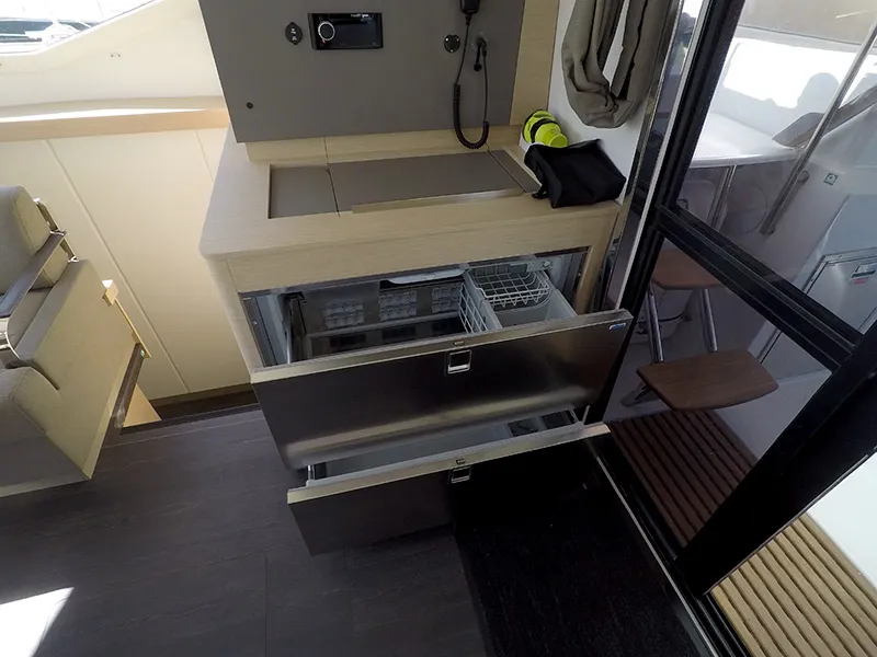 Galley of Alize, a Fountaine Pajot Elba 45 catamaran at Grad Šibenik, Croatia
