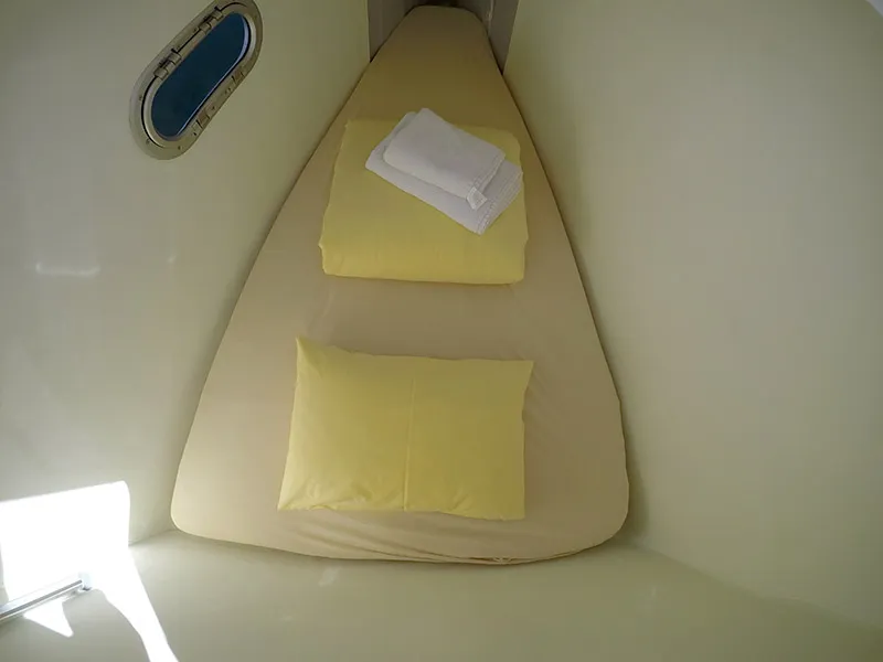 Cabin on Alize, a Fountaine Pajot Elba 45 catamaran at Grad Šibenik, Croatia