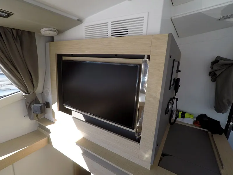 Alize, a Fountaine Pajot Elba 45 catamaran at Grad Šibenik, Croatia