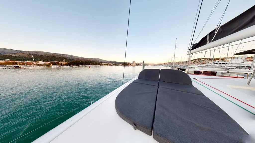 Deck of Best Friends I, a Lagoon 42 catamaran at Općina Rogoznica, Croatia