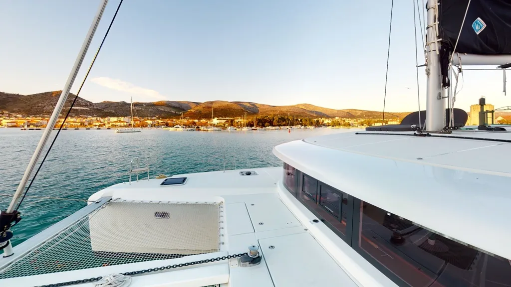 Deck of Best Friends I, a Lagoon 42 catamaran at Općina Rogoznica, Croatia