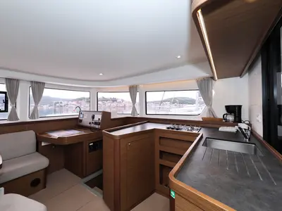 Galley of Best Friends I, a Lagoon 42 catamaran at Općina Rogoznica, Croatia