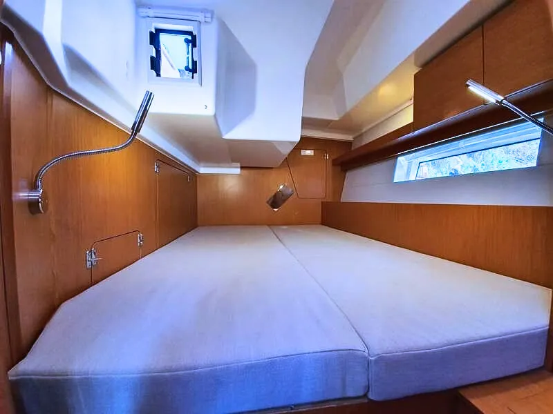 Cabin on ARTEMIS, a Bavaria C45 sailboat at Municipal Unit of Ellomenos, Greece