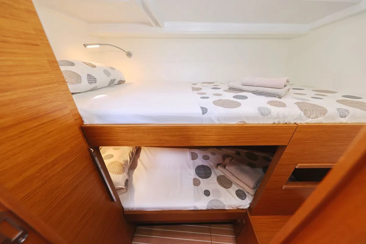 Cabin on Balena - OW, a Hanse 460 sailboat at Grad Kaštela, Croatia