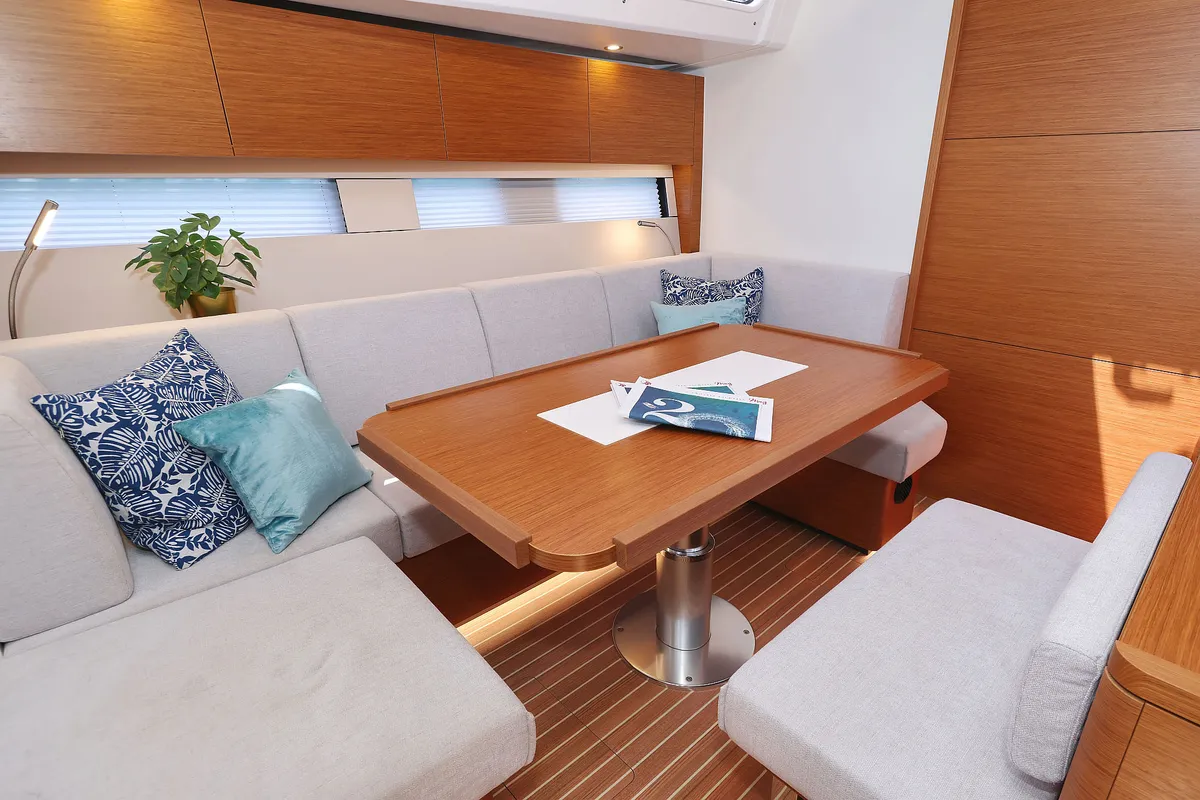 Salon of Balena - OW, a Hanse 460 sailboat at Grad Kaštela, Croatia
