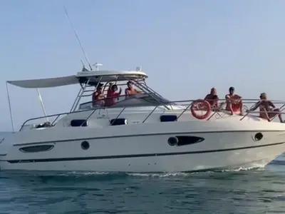 San Miguel, a Cranchi 36 Pelican motorboat at Porto Empedocle, Italy