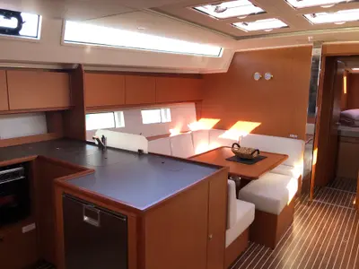 Galley of Elli, a Bavaria C50 sailboat at Athens, Greece