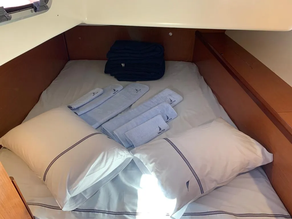 Cabin on Mojito, a Beneteau Oceanis 43 sailboat at Municipal Unit of Lefkada, Greece