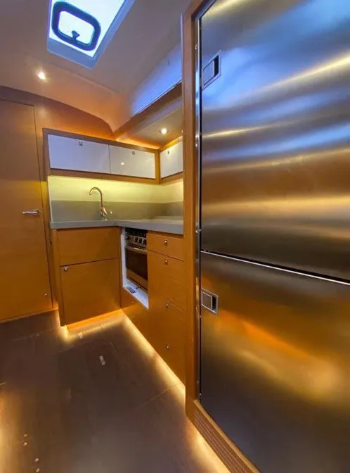 Galley of Kaito, a Dufour 470 sailboat at Dénia, Spain
