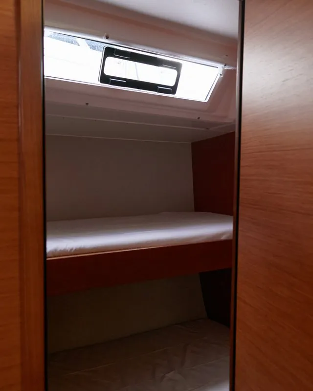 Cabin on Kaito, a Dufour 470 sailboat at Dénia, Spain