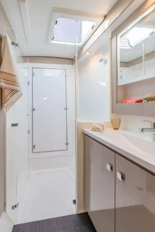 Head on Maloja, a Fountaine Pajot Isla 40 catamaran at es Jonquet, Spain