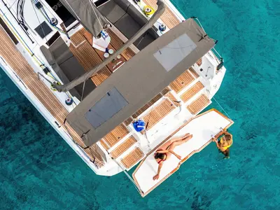 Betty, a Dufour 44 sailboat at Charlotte Amalie, United States