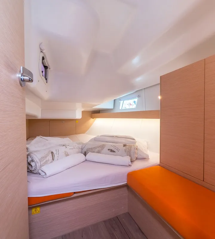 Cabin on Happy, a Elan Impression 40 sailboat at Split, Croatia