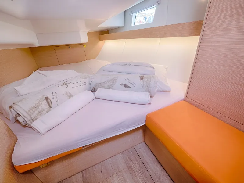 Cabin on Happy, a Elan Impression 40 sailboat at Split, Croatia