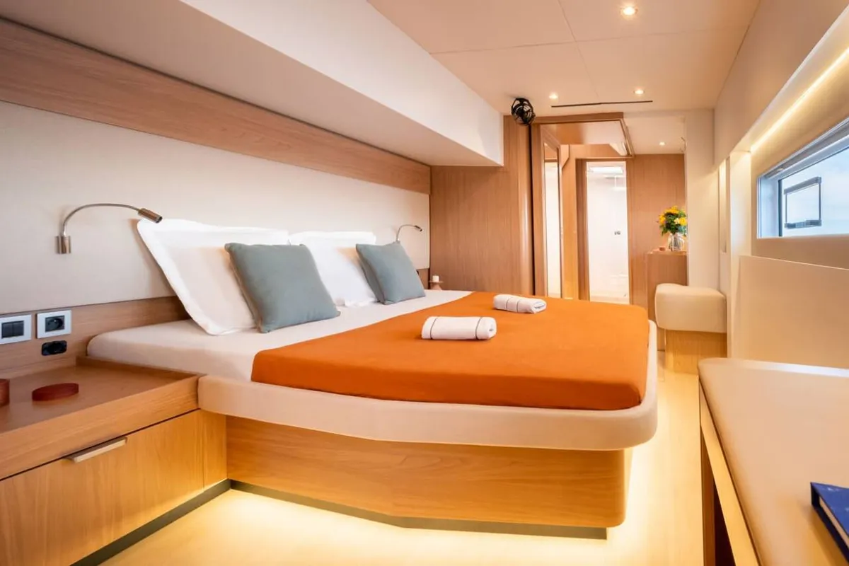 Cabin on Bali Kai, a Bali 5.8 catamaran at Grad Kaštela, Croatia