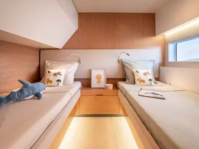 Cabin on Bali Kai, a Bali 5.8 catamaran at Grad Kaštela, Croatia