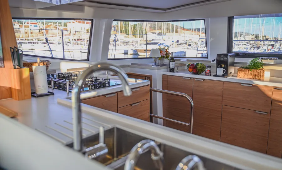 Aquaholic, a Bali 4.6 catamaran at Šibenik, Croatia