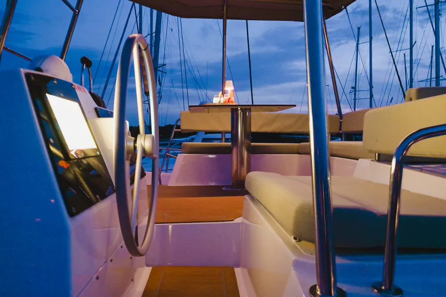 Aquaholic, a Bali 4.6 catamaran at Šibenik, Croatia
