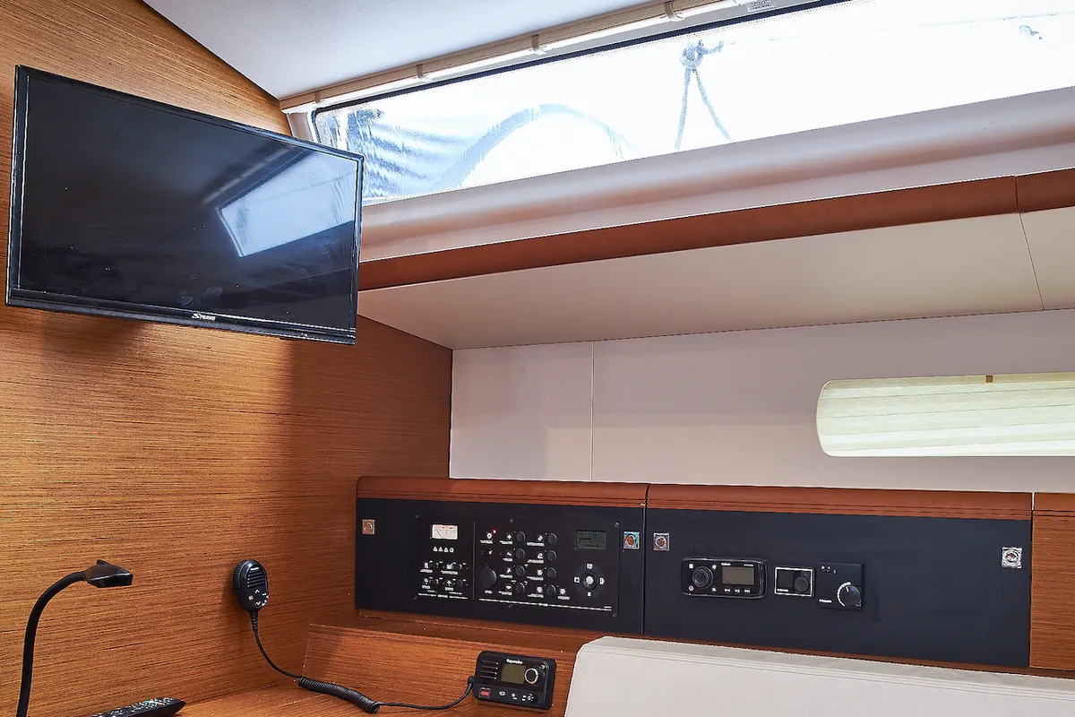 Aysha, a Jeanneau Sun Odyssey 519 sailboat at Grad Biograd na Moru, Croatia