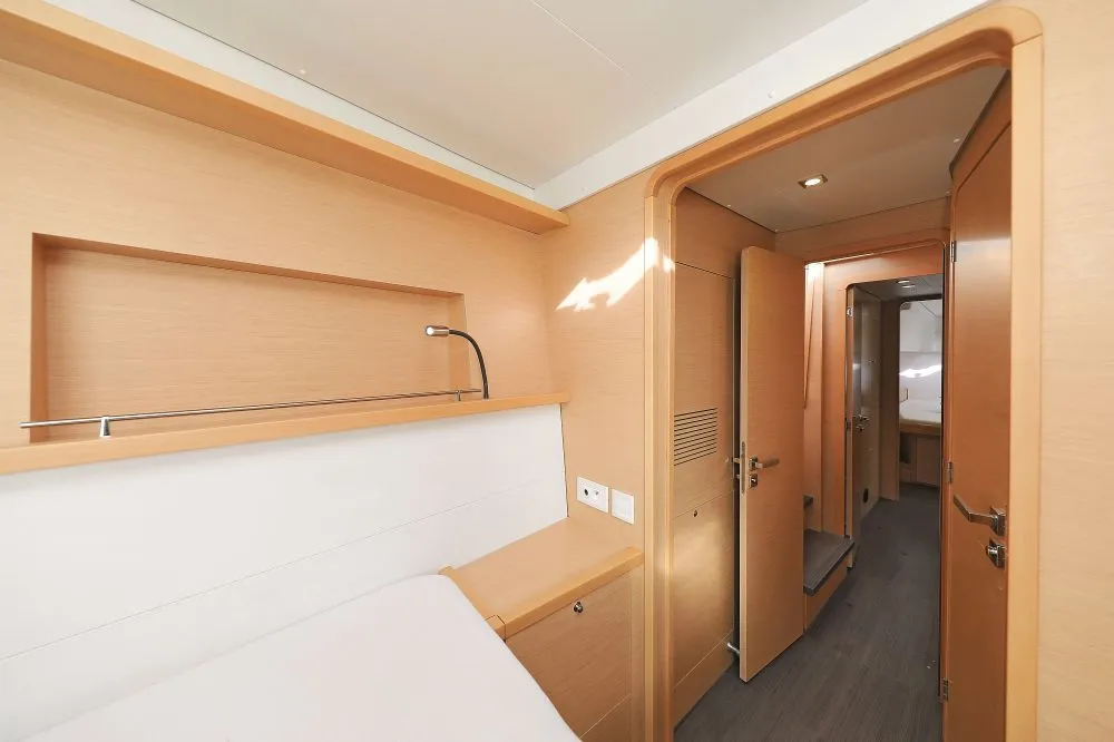 Cabin on Lydia, a Lagoon 450 F catamaran at Grad Trogir, Croatia