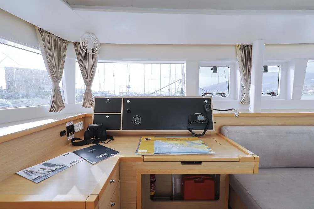 Lydia, a Lagoon 450 F catamaran at Grad Trogir, Croatia
