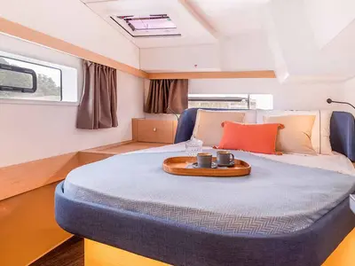 Cabin on Auriga, a Fountaine Pajot FP 41 Quatuor 4 catamaran at Grad Biograd na Moru, Croatia