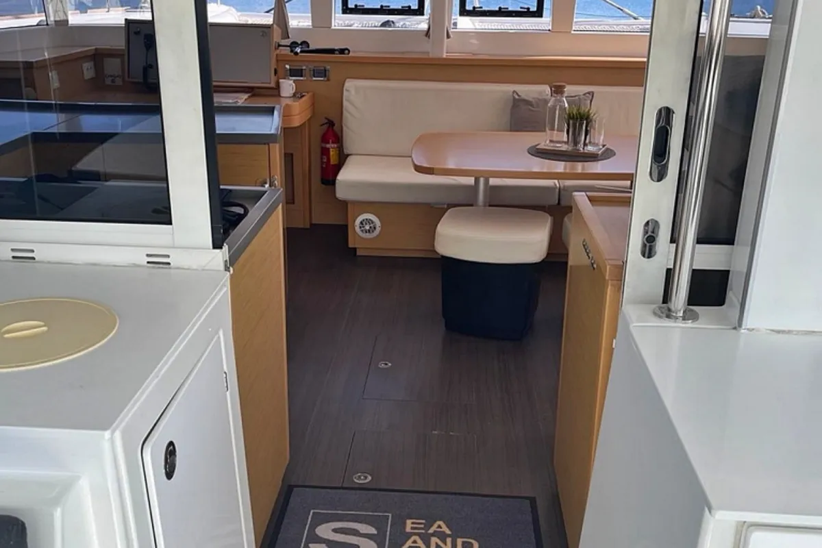 Cabin on Julius Cesar III, a Lagoon 450 F catamaran at Općina Rogoznica, Croatia