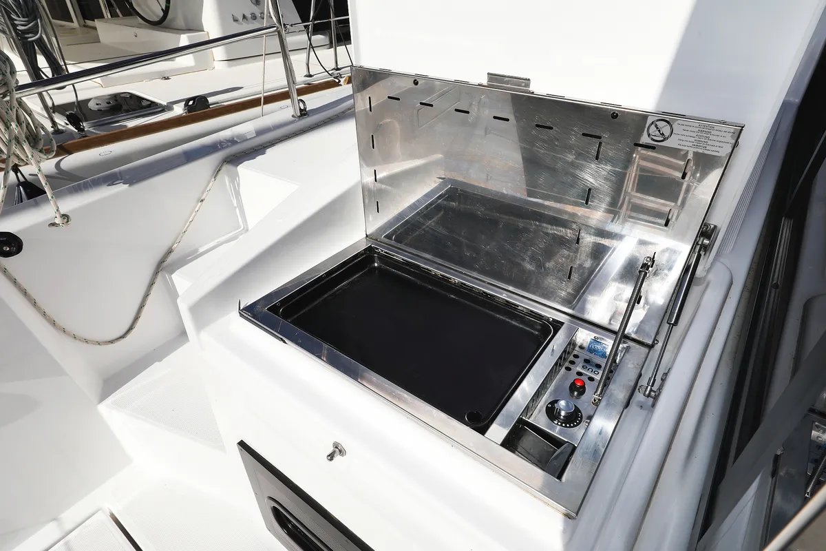 Calypso , a Bali 4.4 catamaran at Grad Biograd na Moru, Croatia