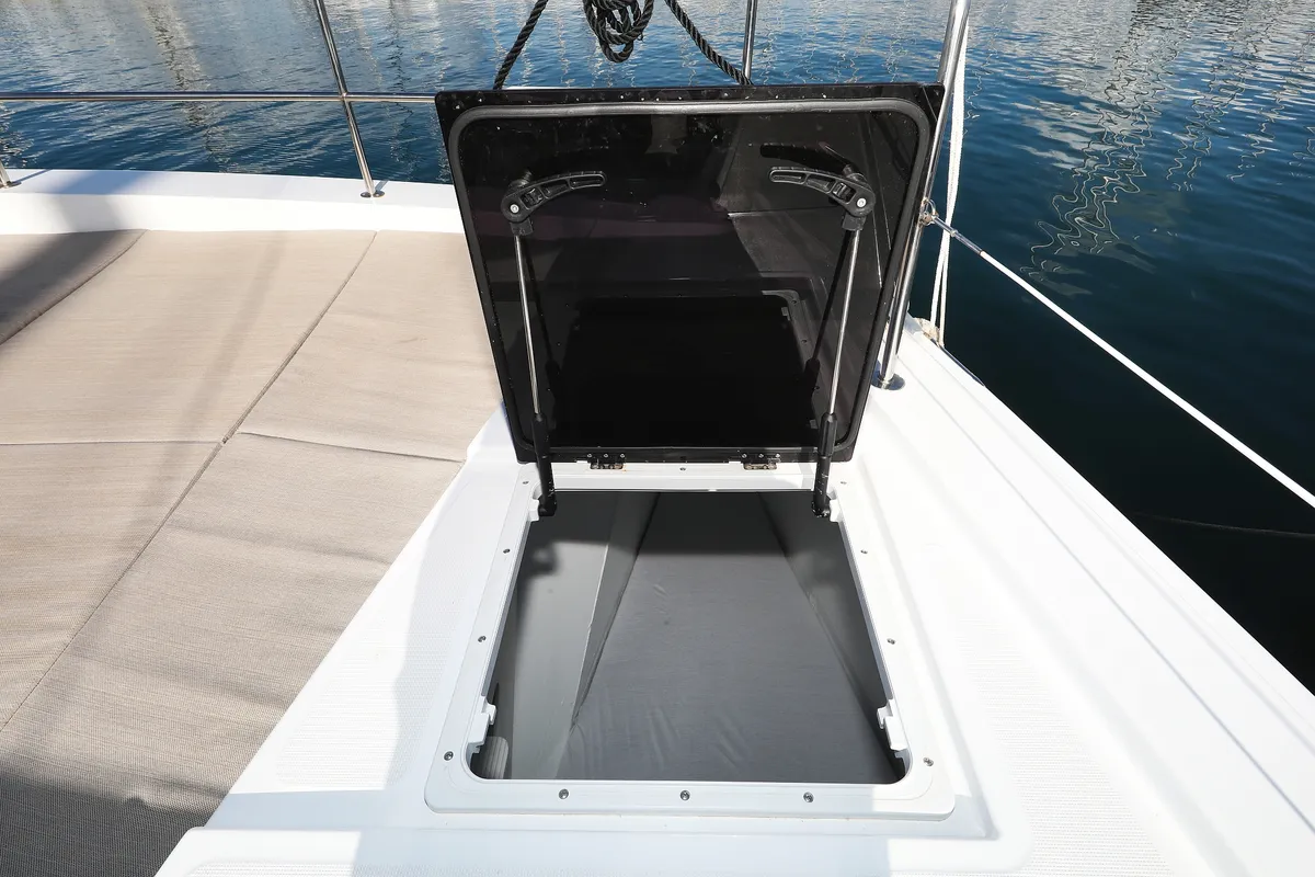 Calypso , a Bali 4.4 catamaran at Grad Biograd na Moru, Croatia