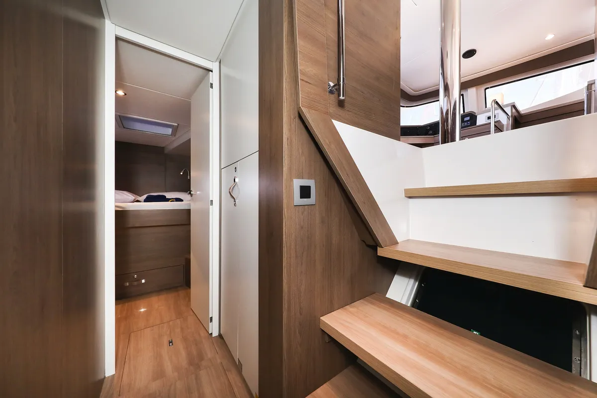 Calypso , a Bali 4.4 catamaran at Grad Biograd na Moru, Croatia