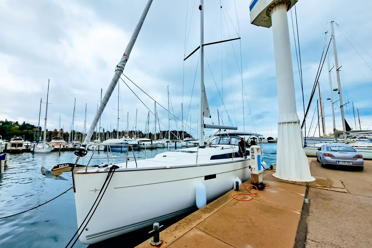 ADINA, a Bavaria Cruiser 46 Style sailboat at Fethiye, Turkey