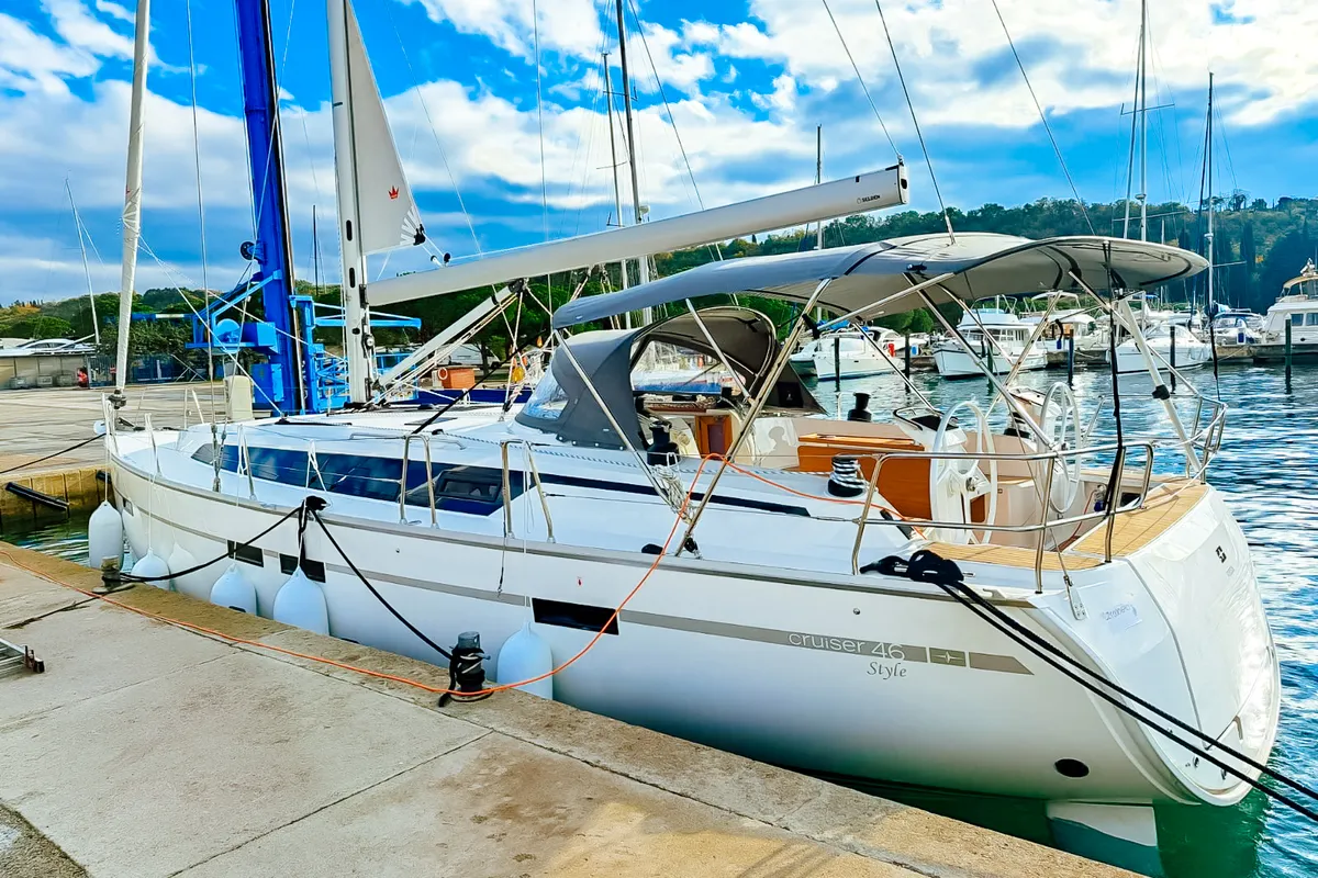 ADINA, a Bavaria Cruiser 46 Style sailboat at Fethiye, Turkey
