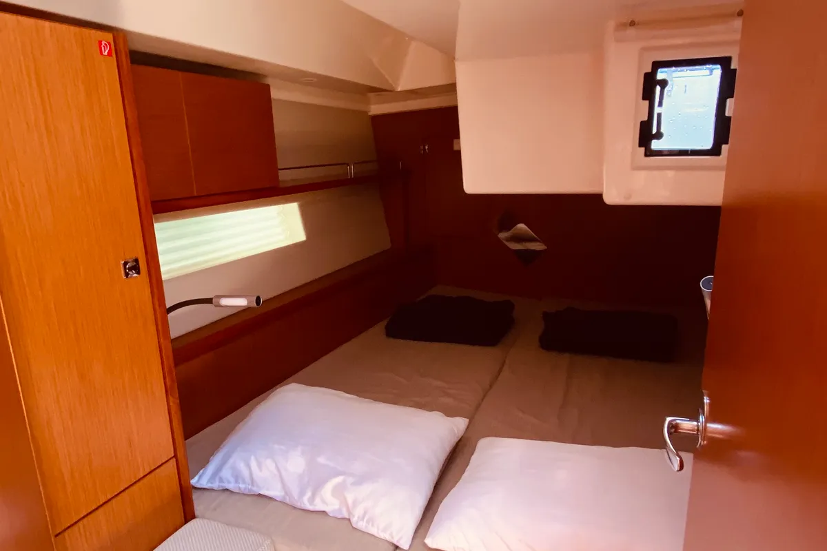 Cabin on Atokos (Pax 9), a Bavaria C45 sailboat at Municipal Unit of Lefkada, Greece