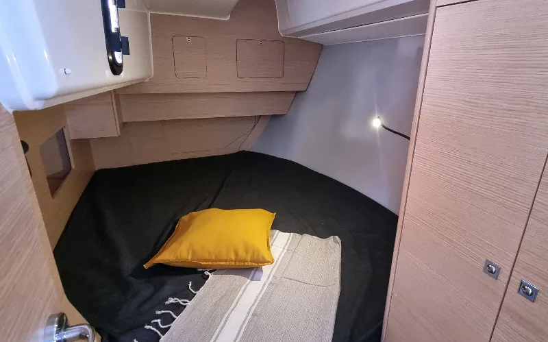 Cabin on Epicure, a Dufour 37 sailboat at Vallauris, France
