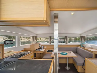 Galley of Amazing, a Lagoon 39 catamaran at Split, Croatia