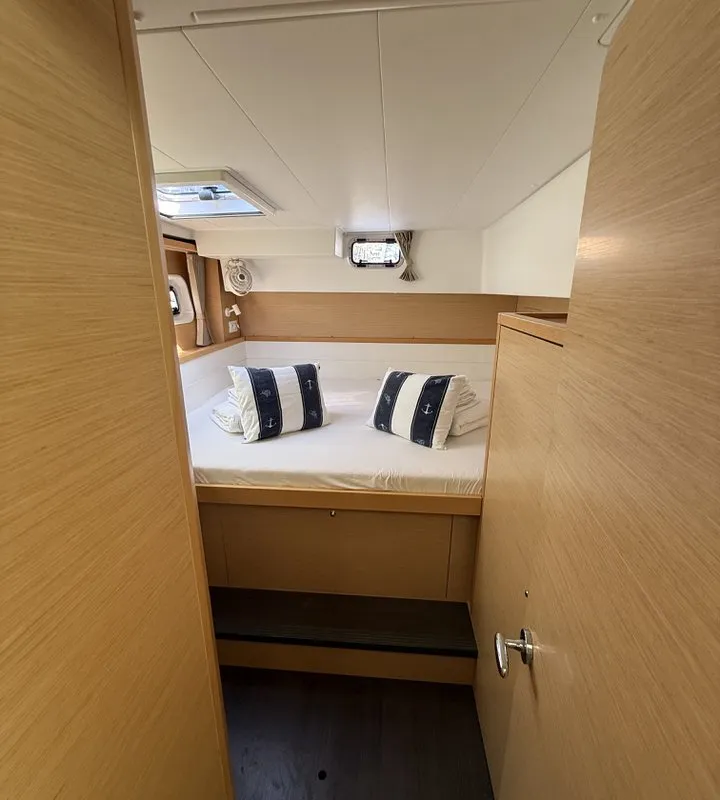 Cabin on Amazing, a Lagoon 39 catamaran at Split, Croatia