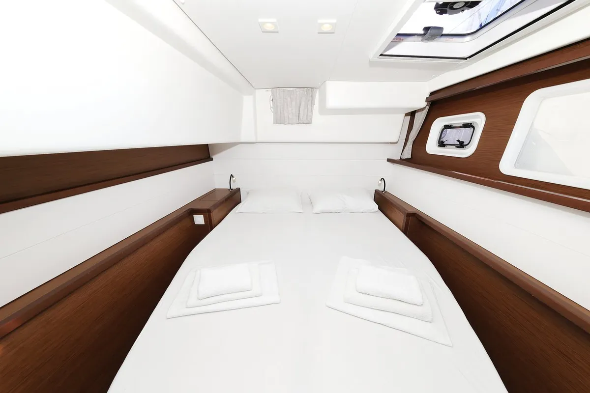 Cabin on Lilith, a Lagoon 450 F catamaran at Općina Sukošan, Croatia
