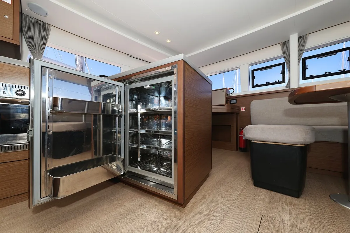 Galley of Lilith, a Lagoon 450 F catamaran at Općina Sukošan, Croatia