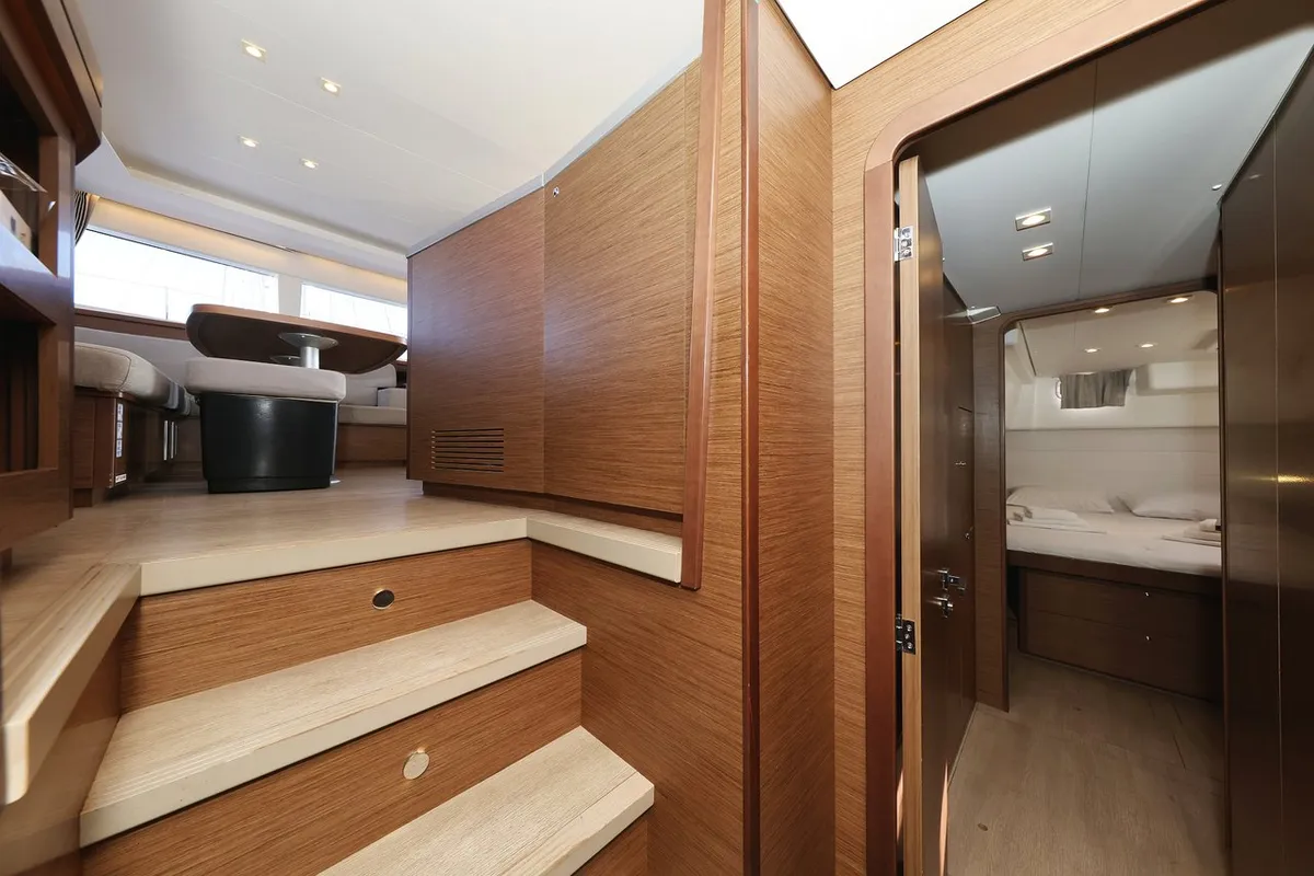 Cabin on Lilith, a Lagoon 450 F catamaran at Općina Sukošan, Croatia