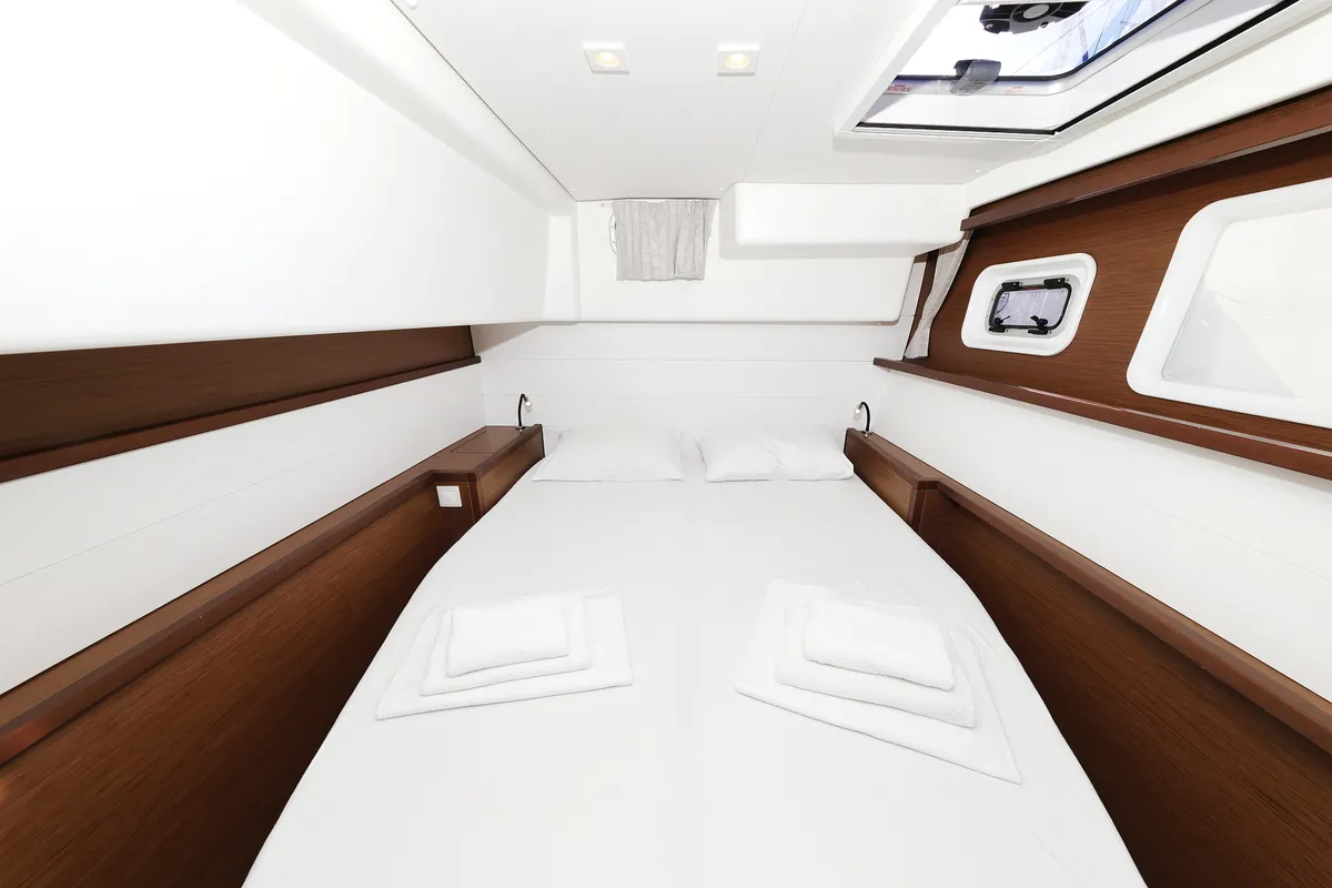 Cabin on Lilith, a Lagoon 450 F catamaran at Općina Sukošan, Croatia