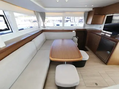 Salon of Lilith, a Lagoon 450 F catamaran at Općina Sukošan, Croatia