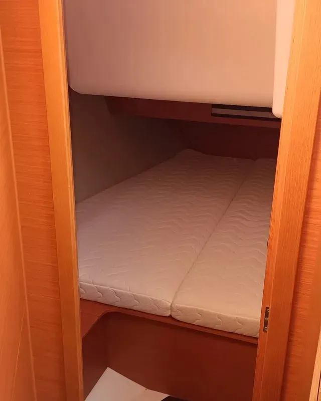 Cabin on Special One, a Dufour 390 sailboat at Cagliari, Italy