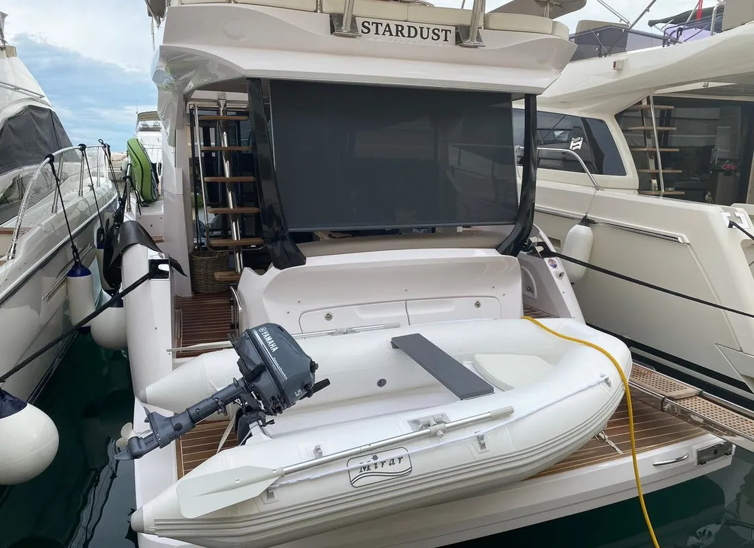 Stardust, a Sessa Fly 47 motor yacht at Općina Sukošan, Croatia