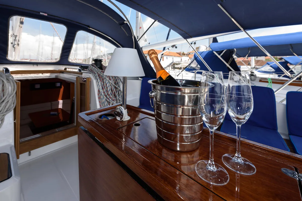 Bubble, a Bavaria Cruiser 51 sailboat at Trogir, Croatia