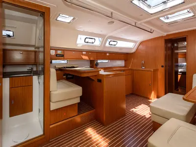 Bubble, a Bavaria Cruiser 51 sailboat at Trogir, Croatia