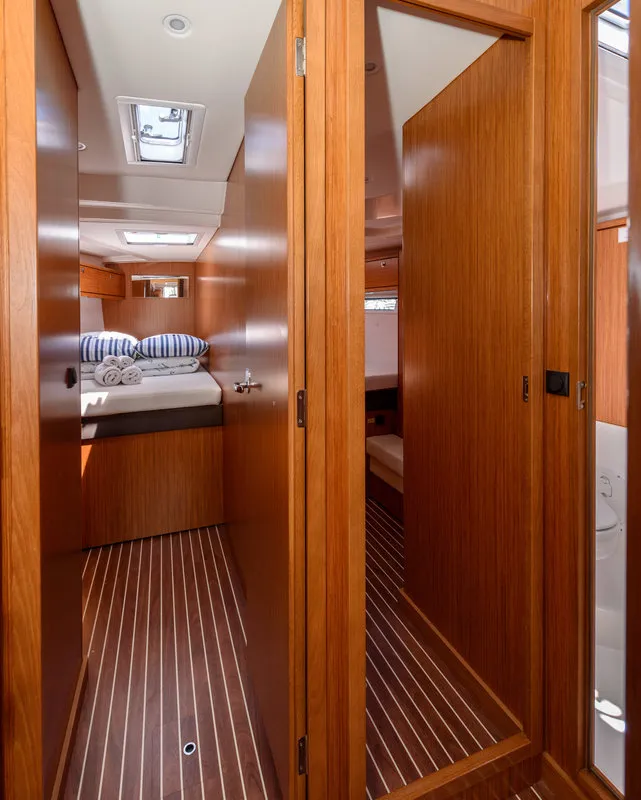 Bubble, a Bavaria Cruiser 51 sailboat at Trogir, Croatia