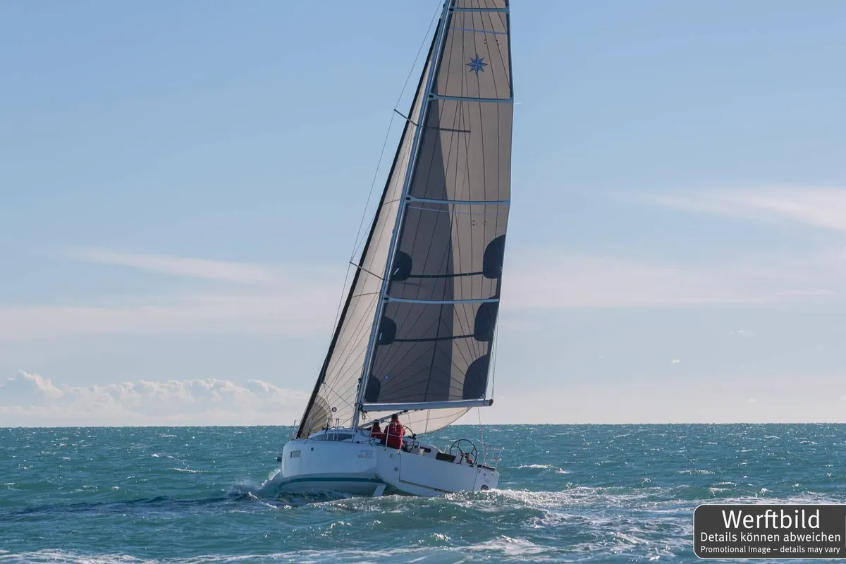 Exterior view of Leo, a Jeanneau Sun Odyssey 380 sailboat at Grad Biograd na Moru, Croatia